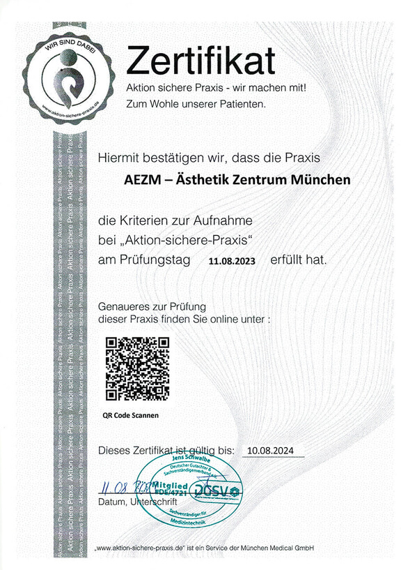 AEZM Zertifikat Praxisprüfung